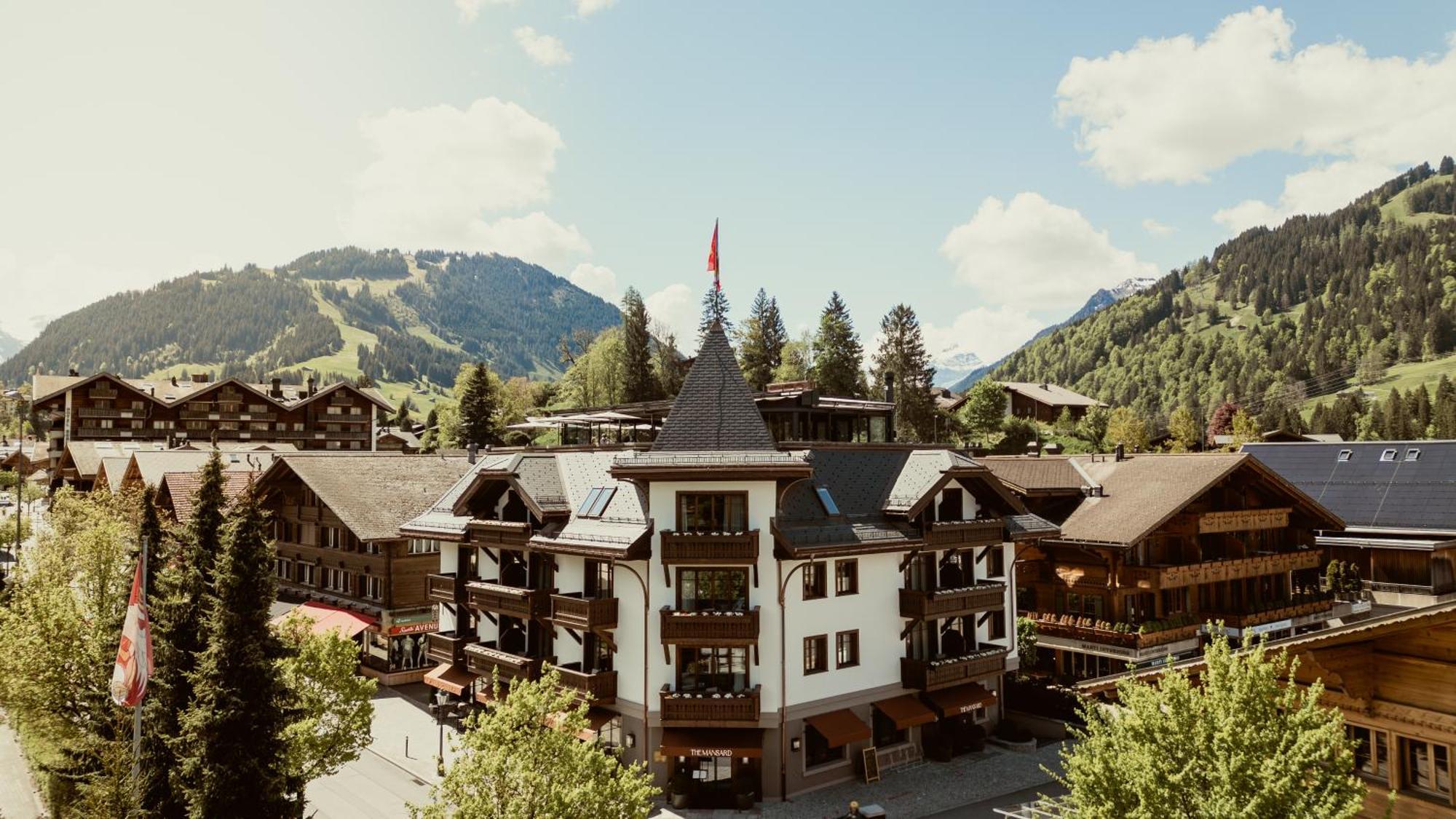 Hotel Miiro The Mansard Gstaad Exterior foto